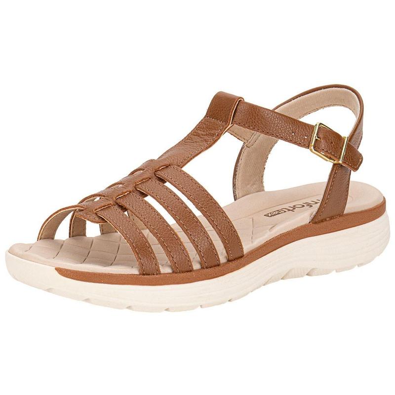 Sandália feminina flat comfortflex 2543402 - Sandália Feminina